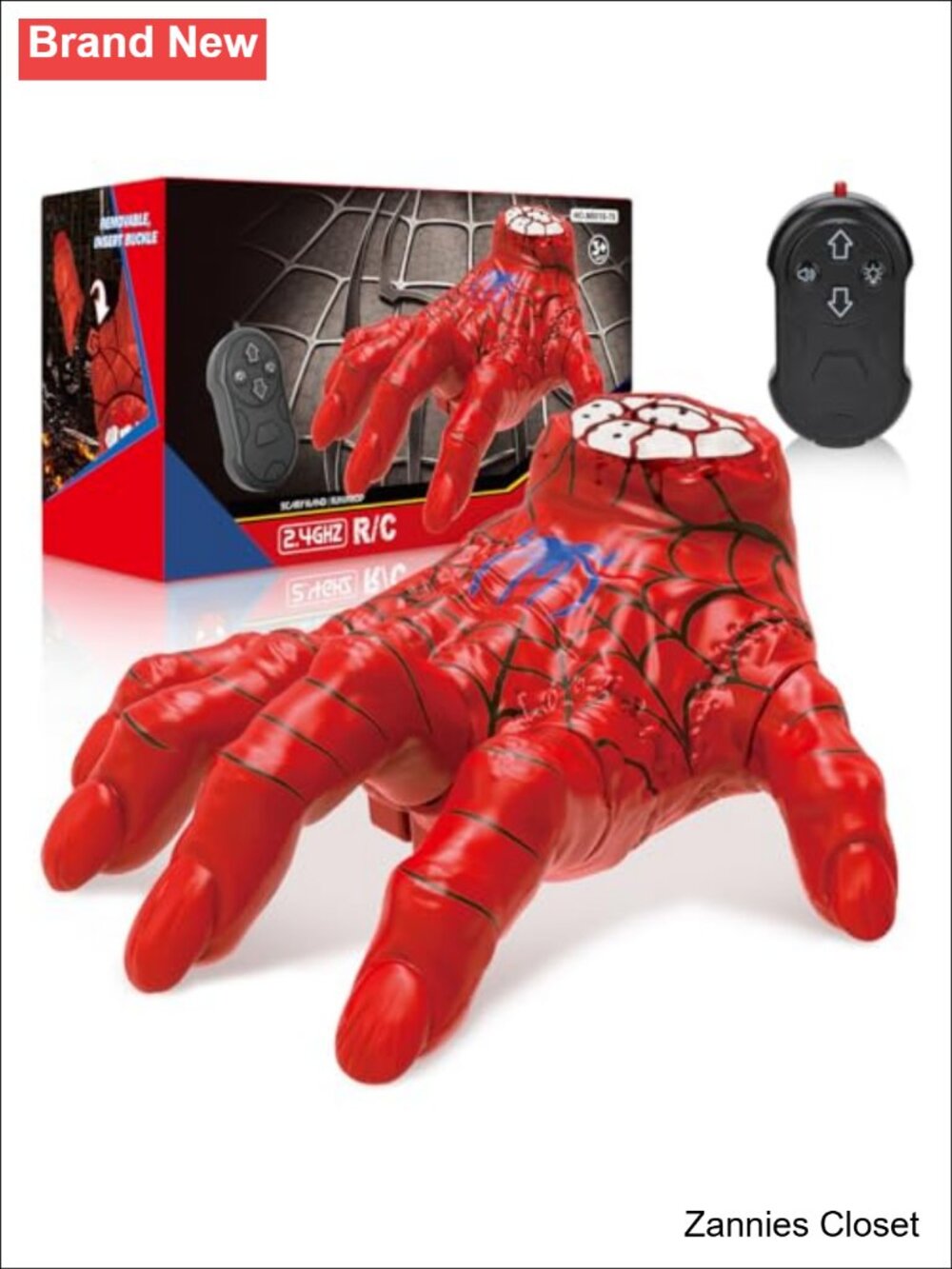 👻 Humzo Remote Control Crawling Hand Spider Hero Halloween Toy LED Sound Prank
